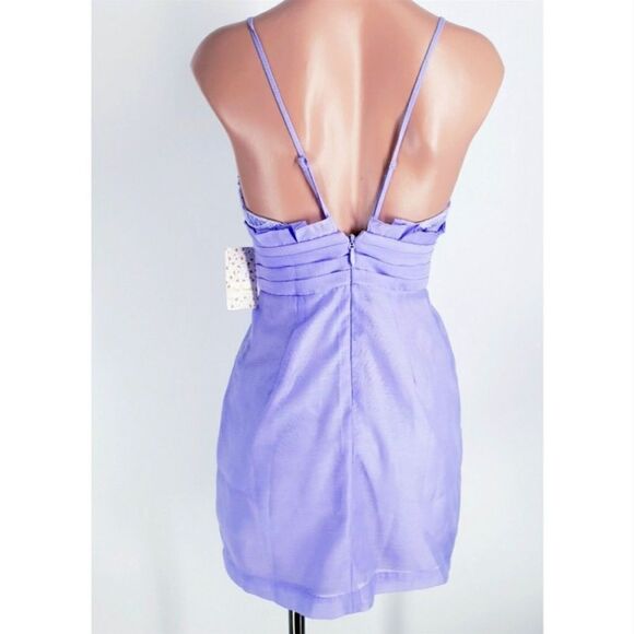 Free People We Go Together Embroidered Dress In Lilac Purple - Picture 7 of 12